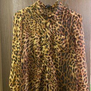 Timing Cheetah Print Blouse